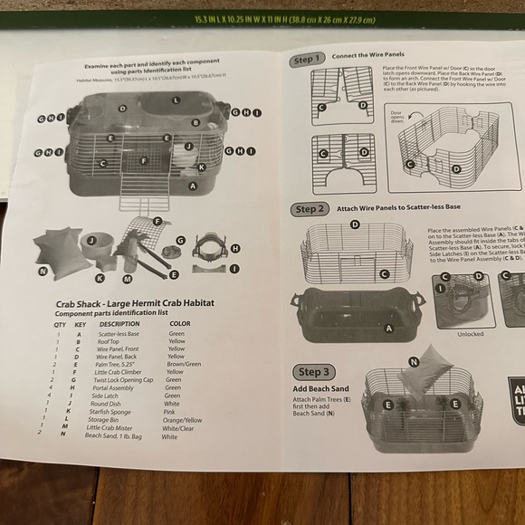 All Living Things Large Crab Habitat Cage Terrarium brand new in box - Picture 2 of 6